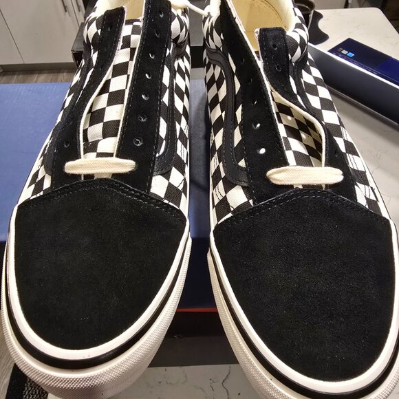VANS LX Old Skool Men's Checkerboard VN000D56BZW Size 10 Shoes Sneakers NEW - Picture 4 of 16